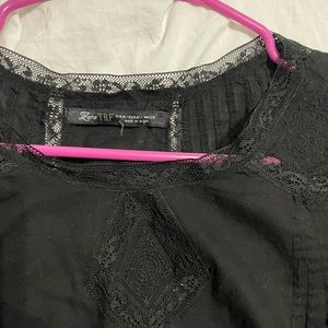 Zara TRF Long Sleeved Lace Dress